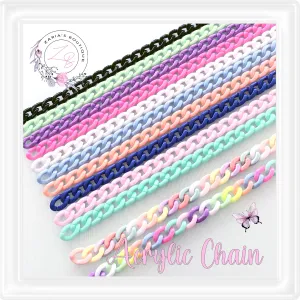 ⋅  Acrylic Chains ⋅ 12 Colours ⋅