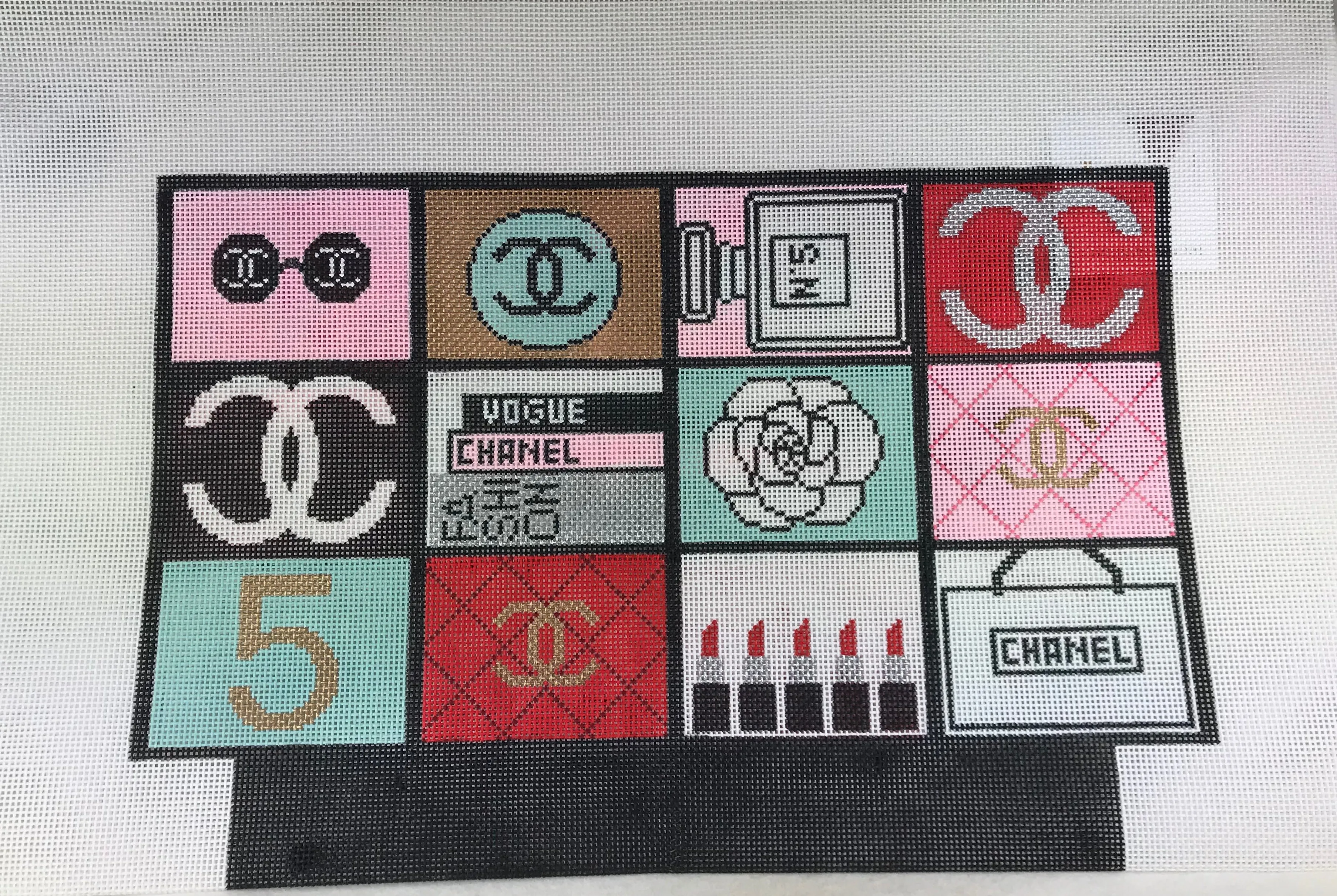 * Kimberly Ann Needlepoint TB17 Everything Chanel