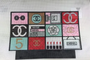 * Kimberly Ann Needlepoint TB17 Everything Chanel