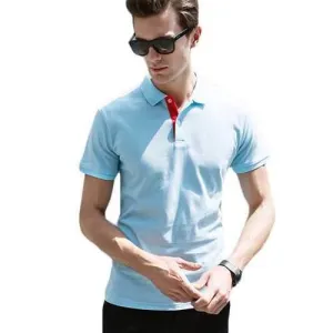 100%Cotton Turn-down Collar Casual Solid Golf Shirts