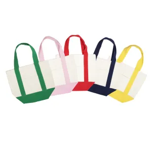16oz Mini Canvas Tote Bag (Available in Navy and Red)