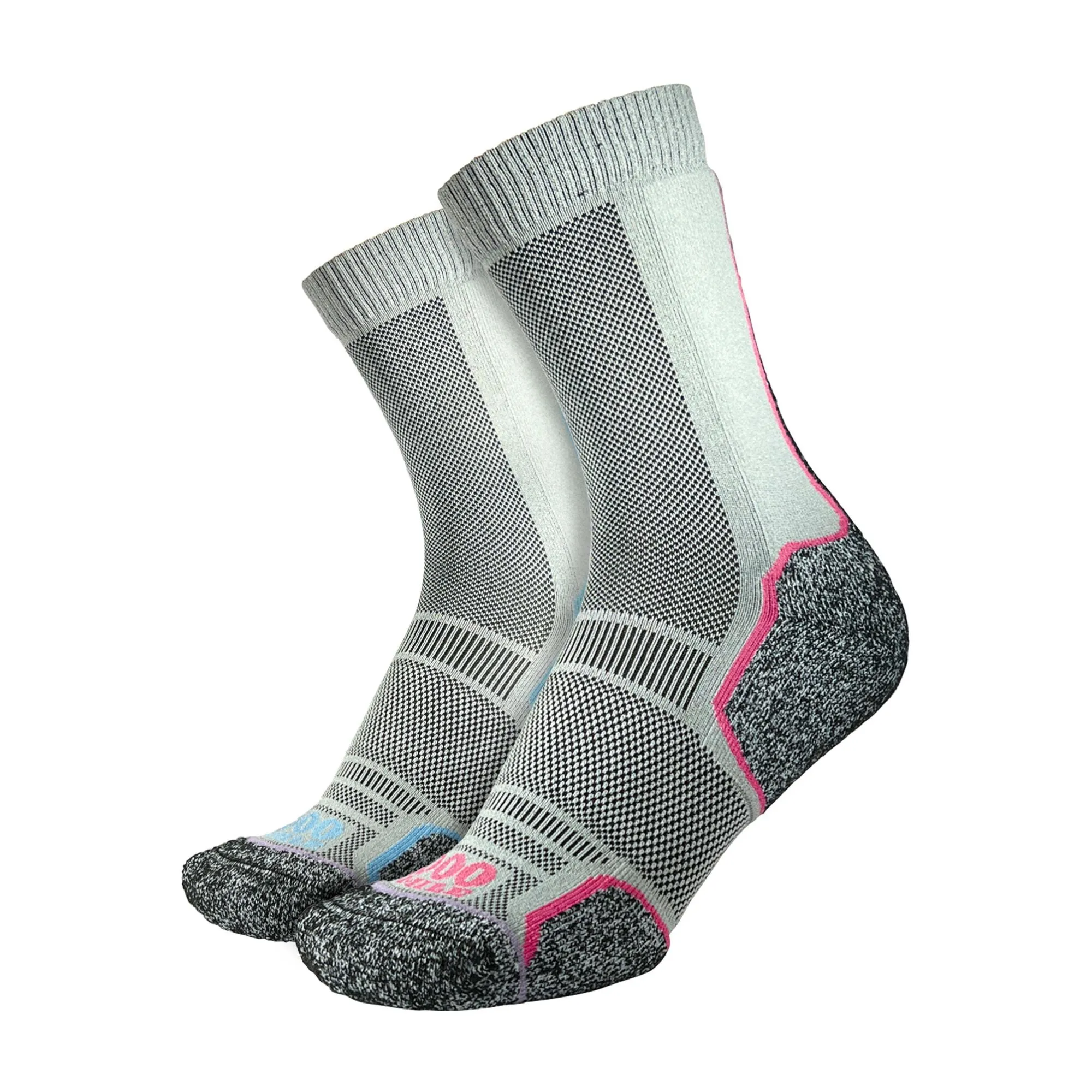 2 Pack Ladies Trek Repreve Single Layer Socks