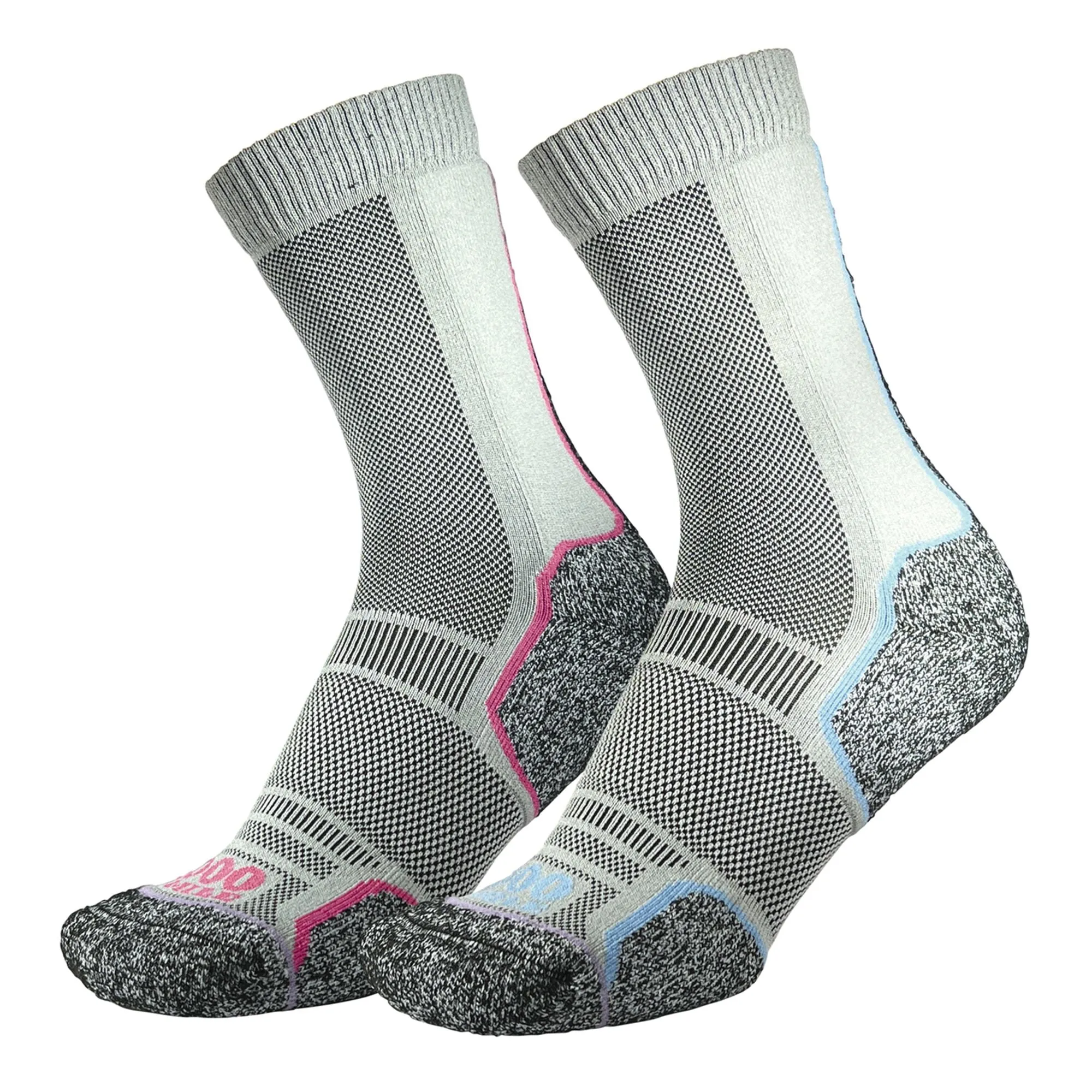 2 Pack Ladies Trek Repreve Single Layer Socks