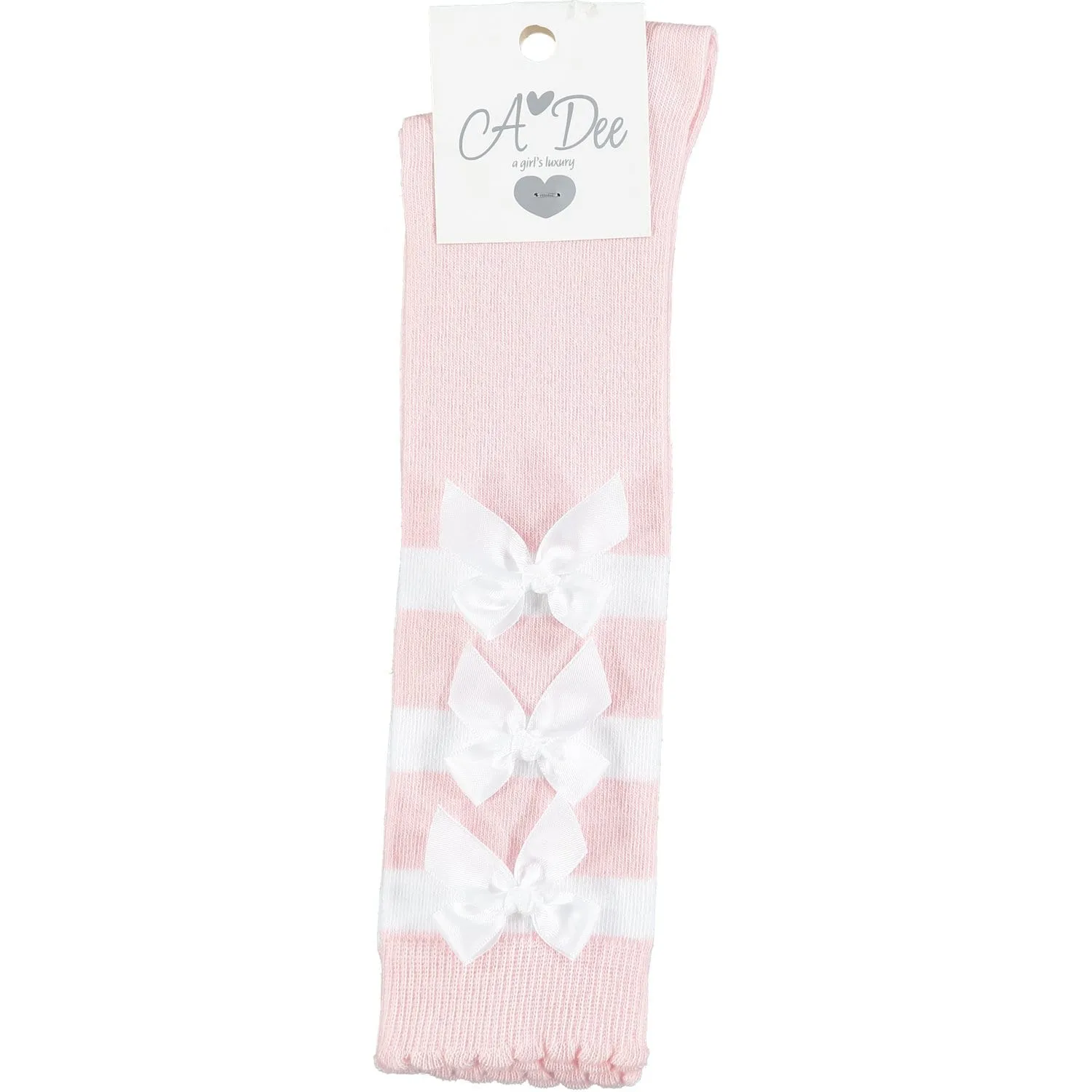 A DEE - Fran Bow Knee High Sock - Pink