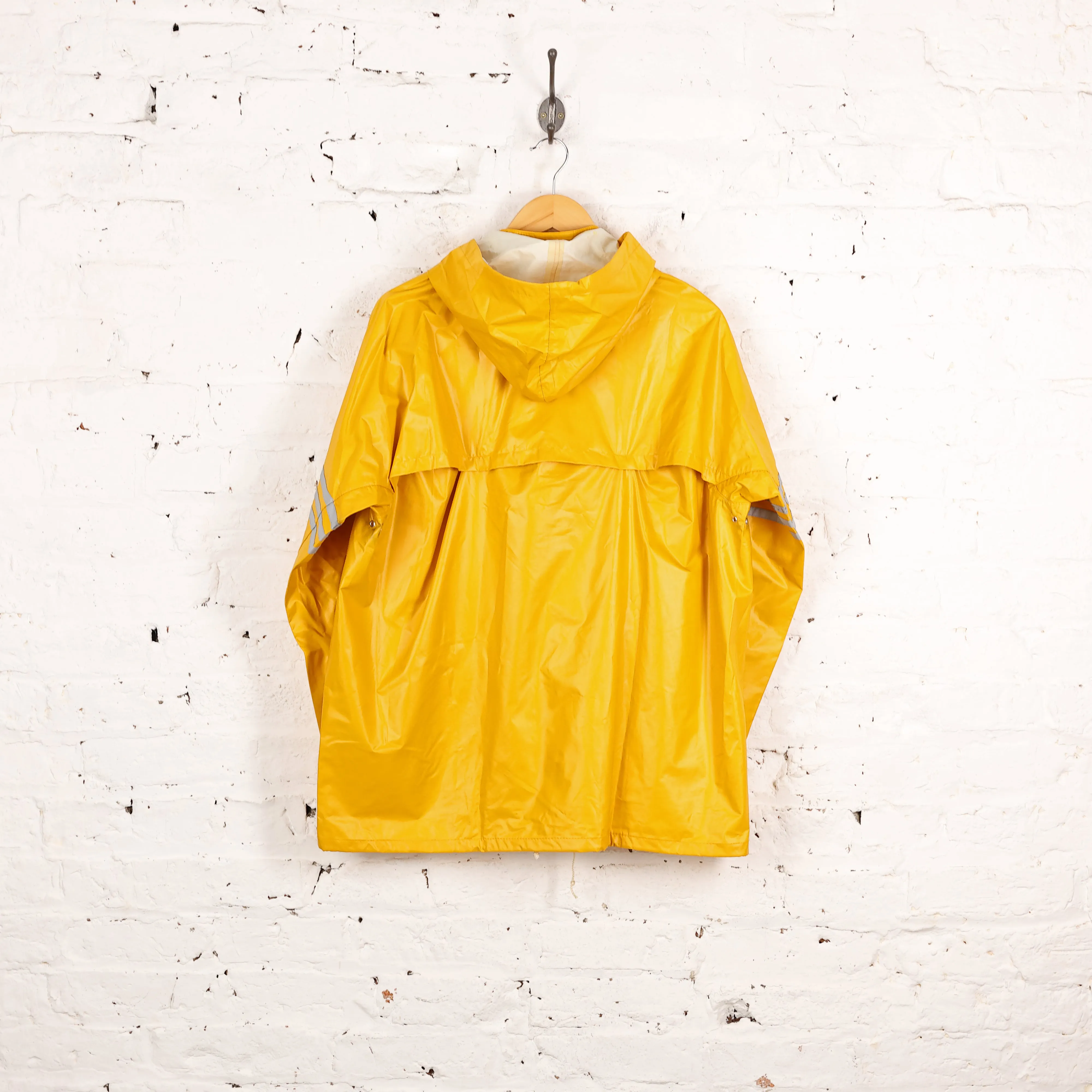 Adidas Fisherman 90s Rain Jacket - Yellow - M