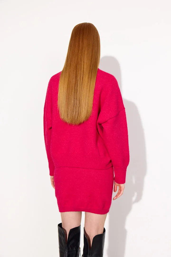 Adriana Knit Blouse - Pink