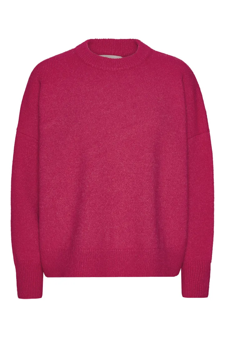 Adriana Knit Blouse - Pink