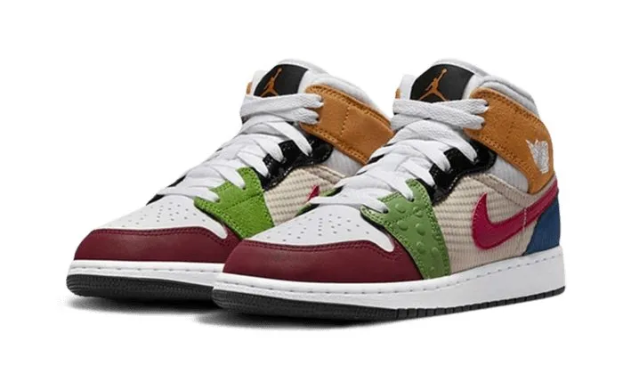 Air Jordan 1 Mid SE Patchwork