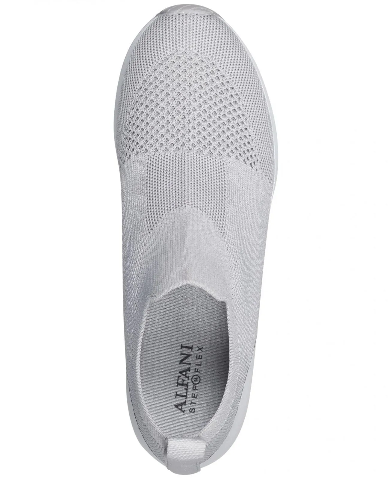 Alfani Women's Websterr Knit Wedge Sneakers 10011918100 Gray 9M