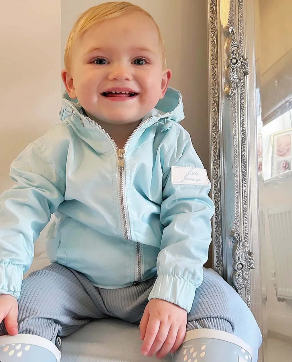 Arlo Teddy Rain Jacket ICE BLUE