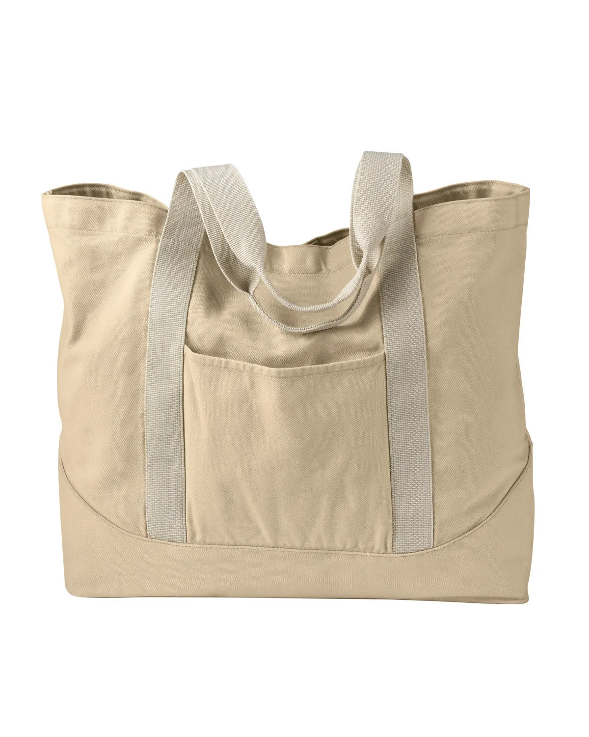 Authentic Pigment Unisex Pigment-Dyed Large Canvas Tote
