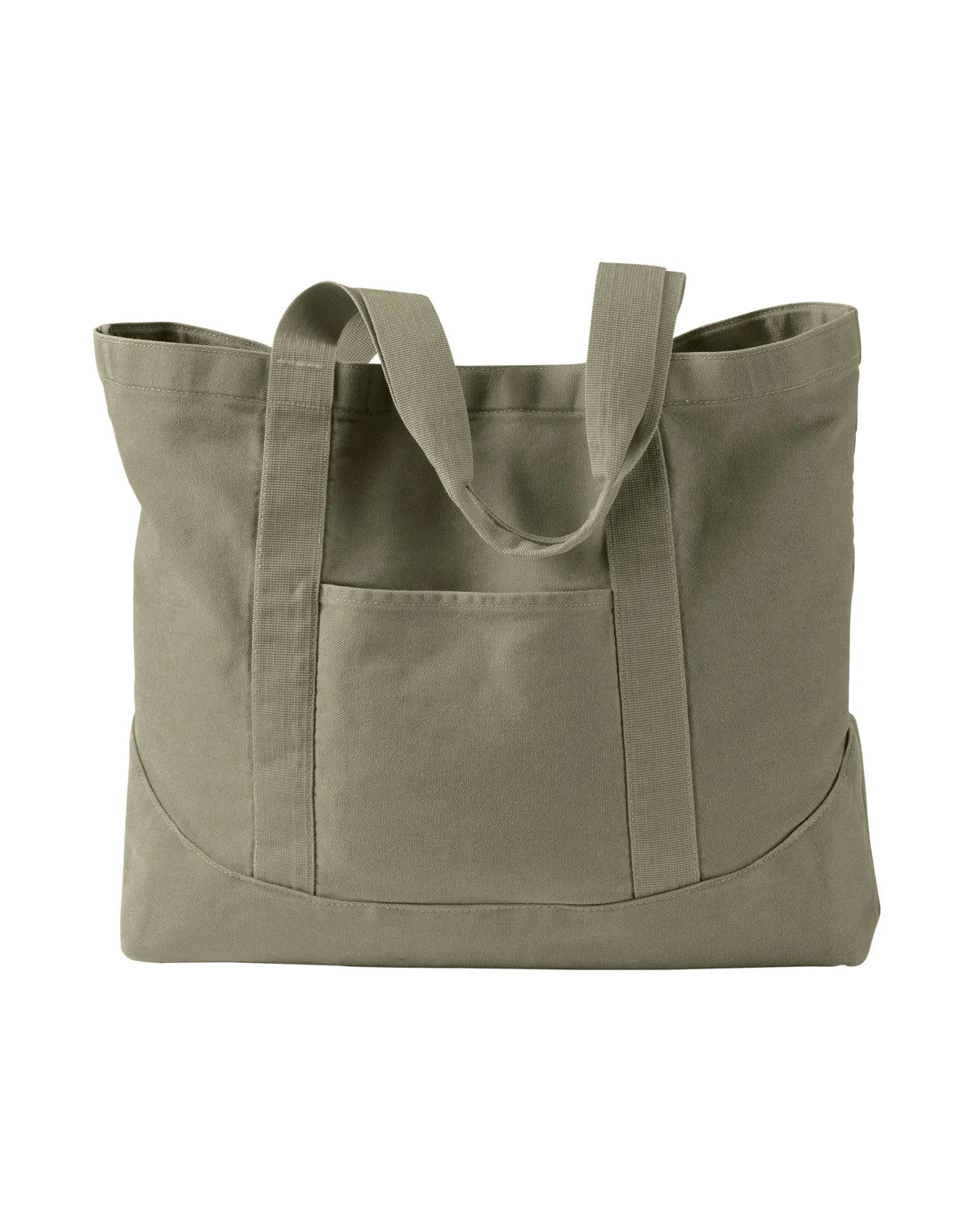Authentic Pigment Unisex Pigment-Dyed Large Canvas Tote