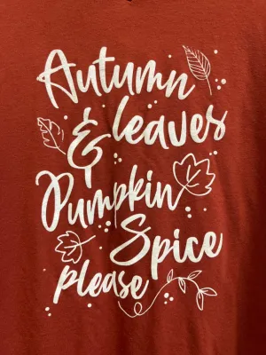 “AUTUMN & LEAVES…” HOODED TEE