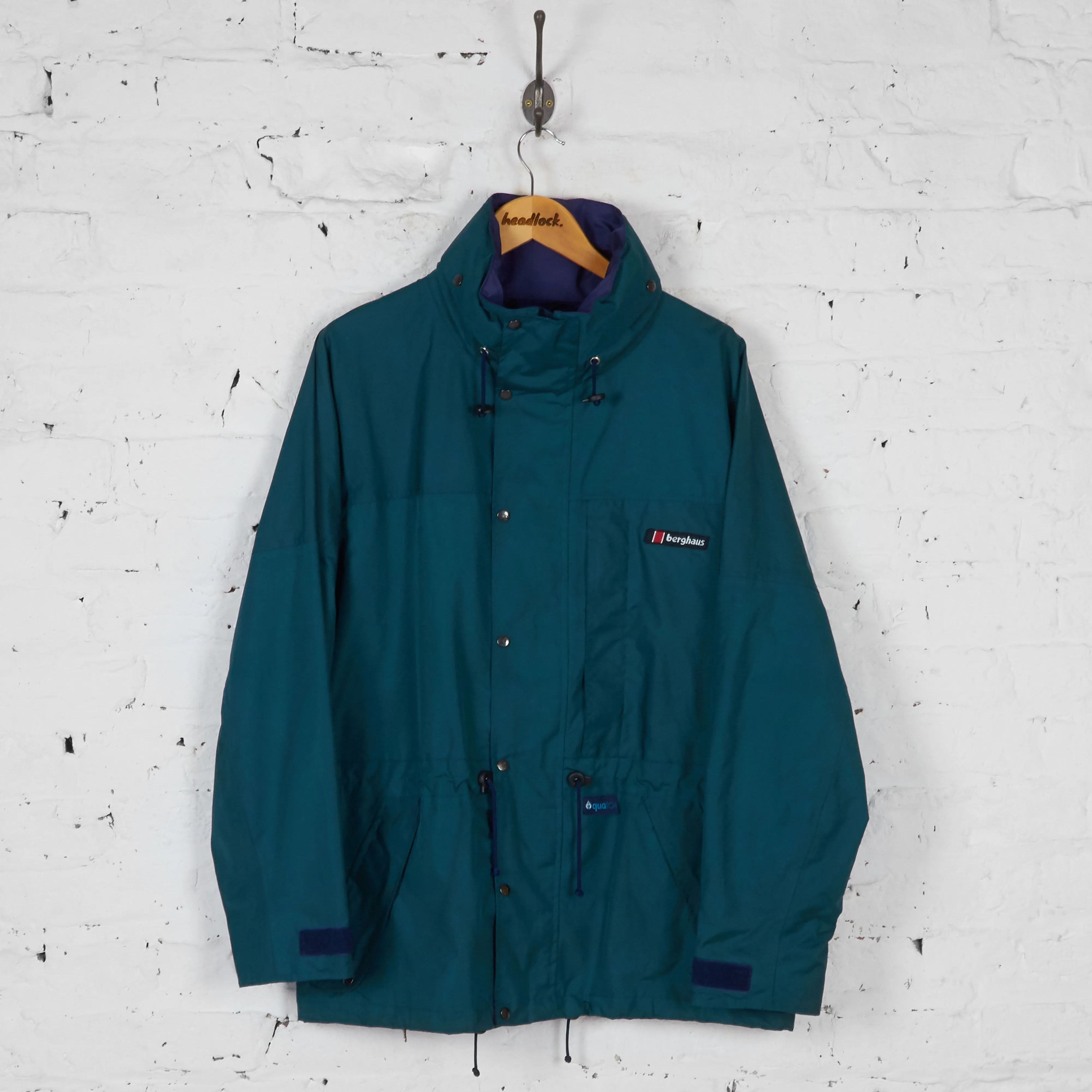 Berghaus 90s Aquafoil Rain Jacket - Green - L