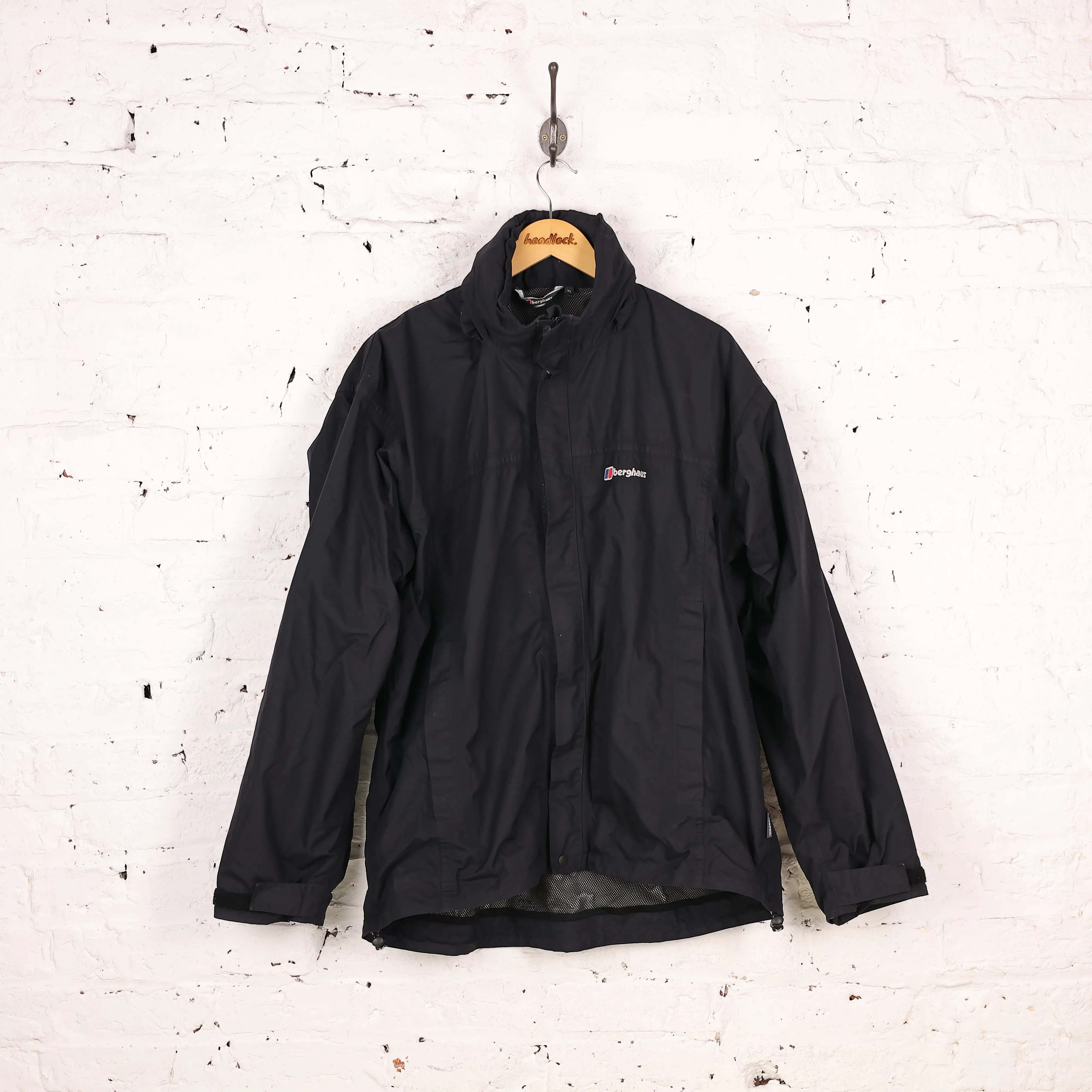 Berghaus Aquafoil Rain Jacket - Black - XL