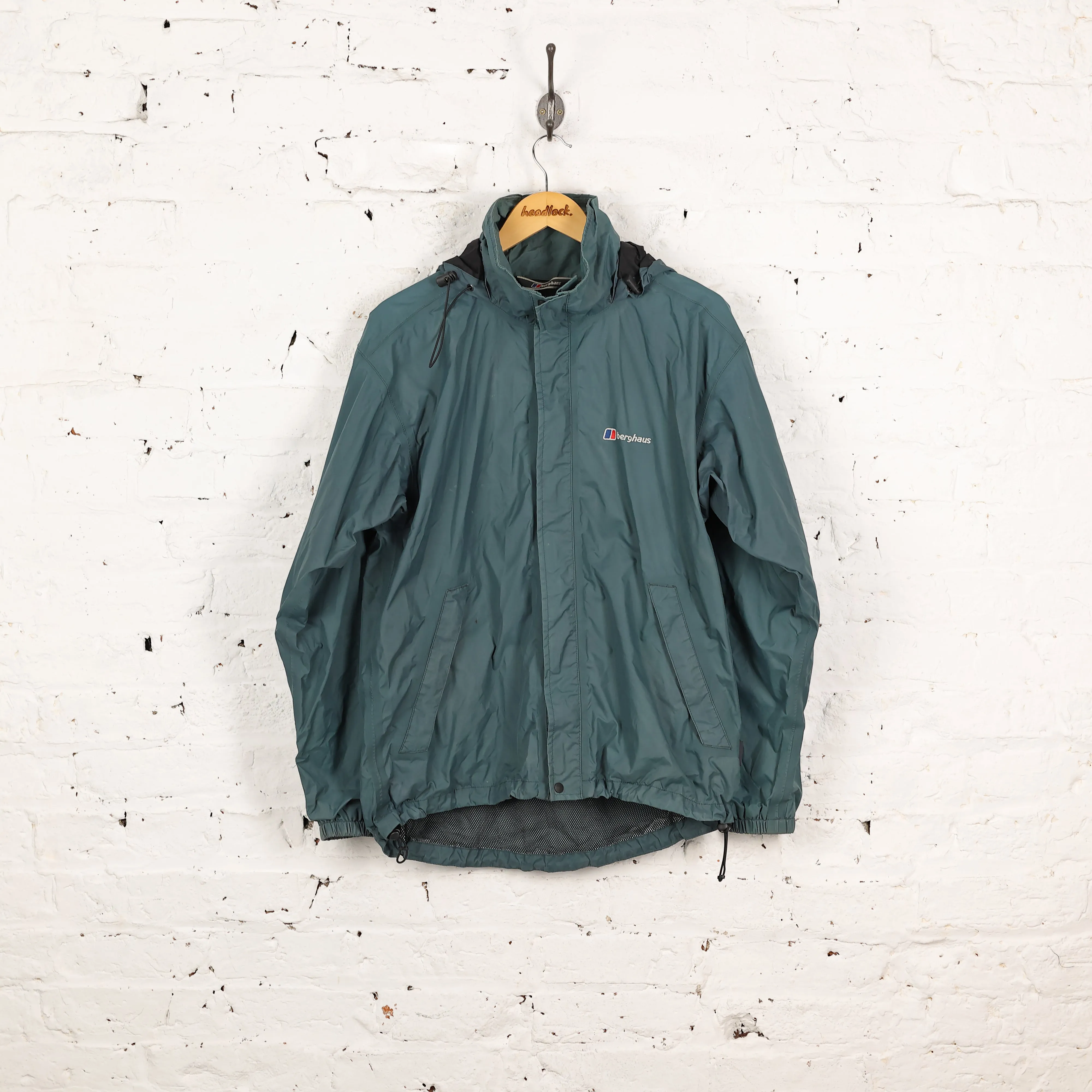 Berghaus Aquafoil Rain Jacket - Green - M