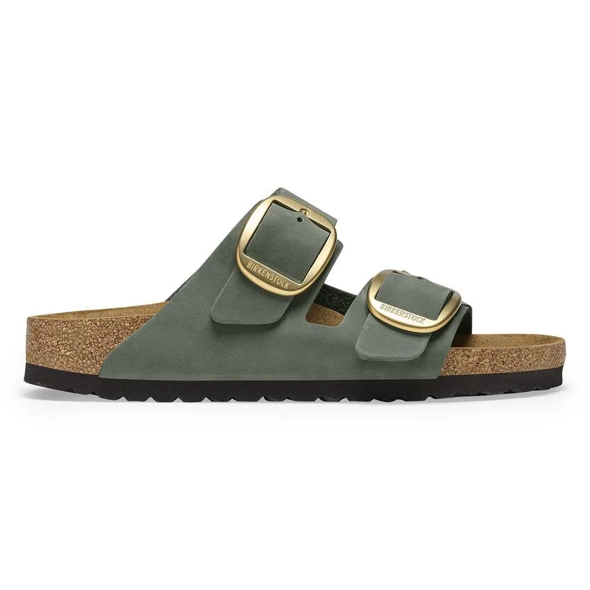 BIRKENSTOCK- ARIZONA NUBUCK LEATHER BIG BUCKLE SANDAL