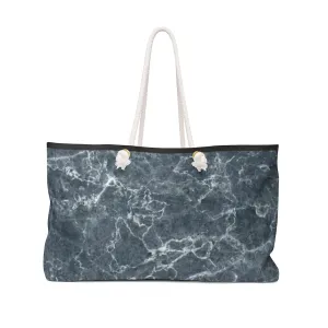 Black Marble Weekender Bag