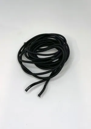 Bootlaces Elastic 130 cm Black