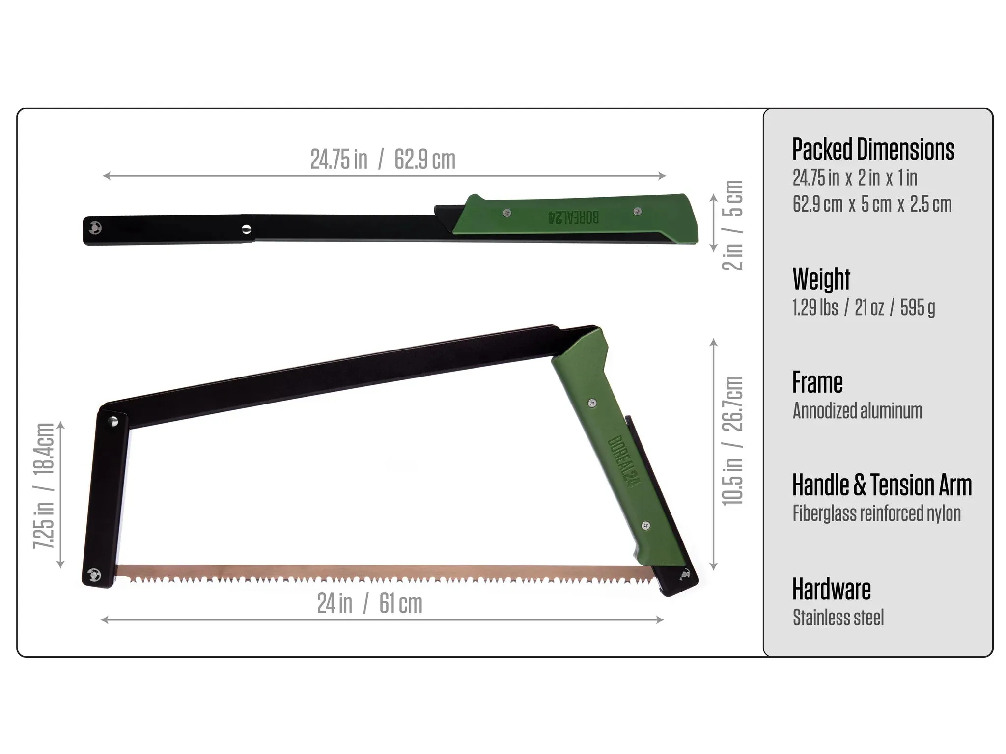 Boreal 24 Saw - All Purpose Blade