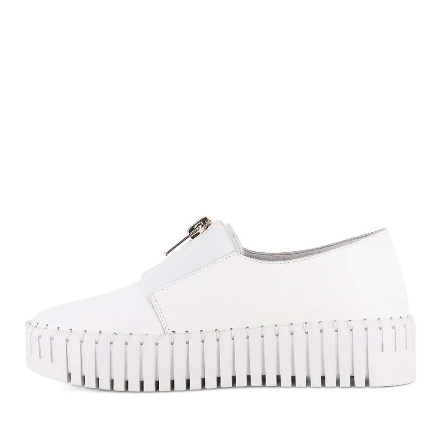 BRANZA - WHITE LEATHER
