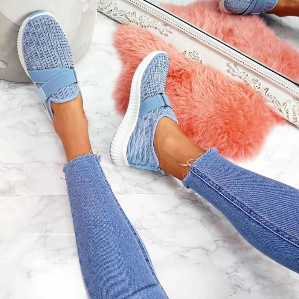 Breathable Casual Slip-On Sneakers for Women