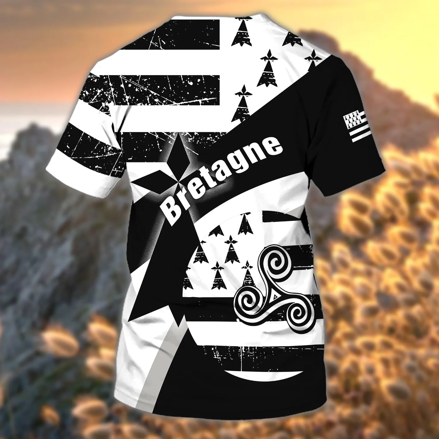 Brittany Celtic T-Shirts - Brittany Celtic Triskelion-TT99-693