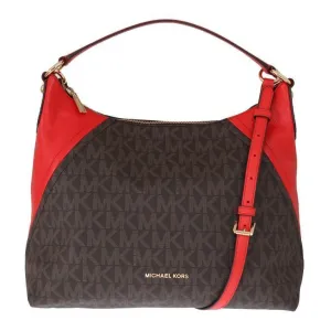 Brown ARIA Leather Shoulder Bag