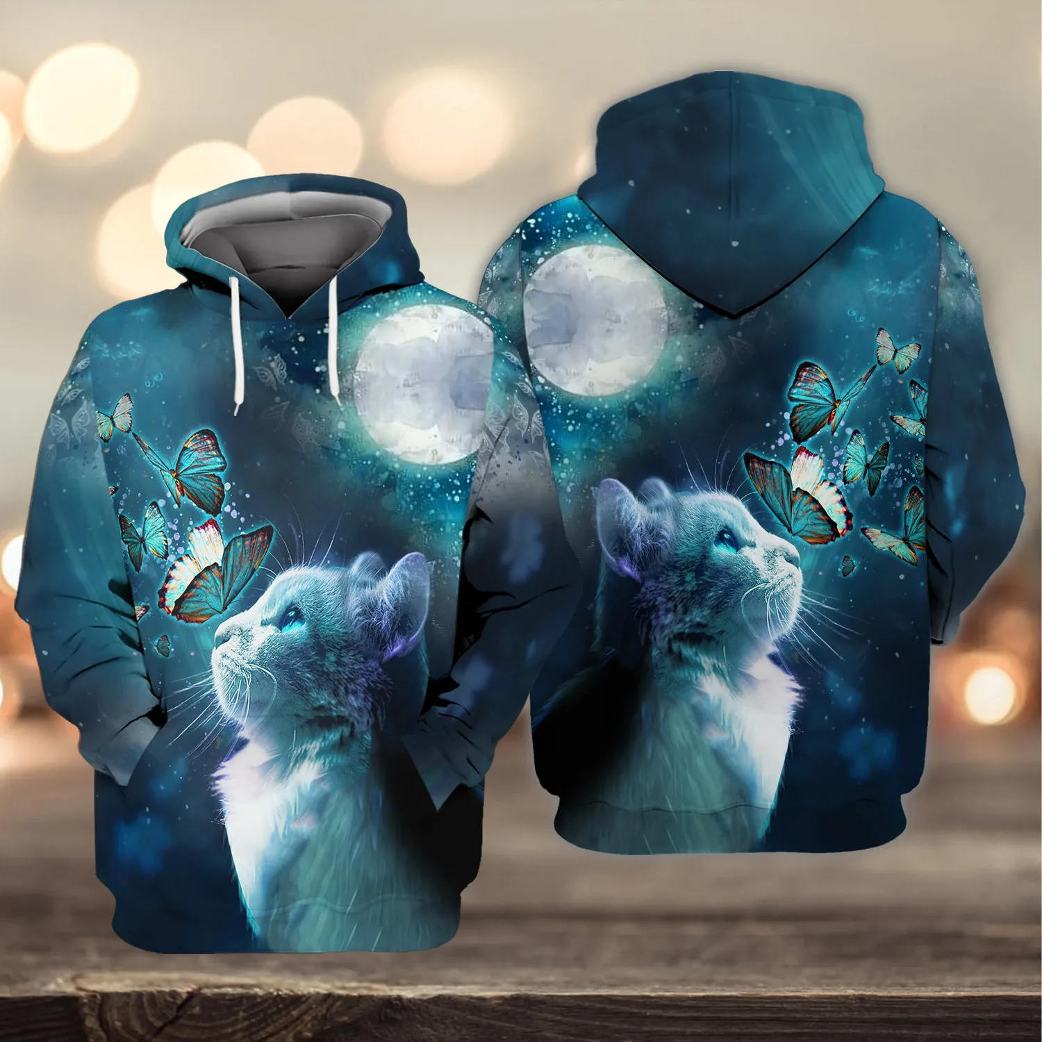 Butterfly Cats 3D Shirts Design, Hoodie T Shirt