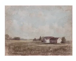 Canvas country farmhouse landscape wall decor