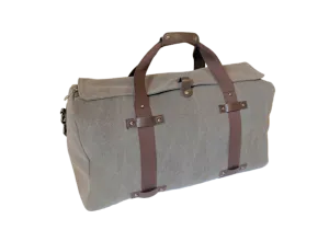 Canvas Duffle - Washed Grey Canvas