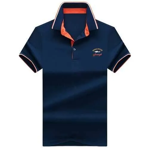 Casual Solid Slim Fit Turndown Collar Golf Shirts