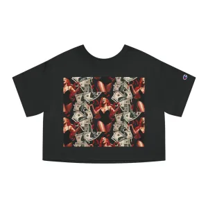 Champion Women's Heritage Cropped Tee with Graphic Design
