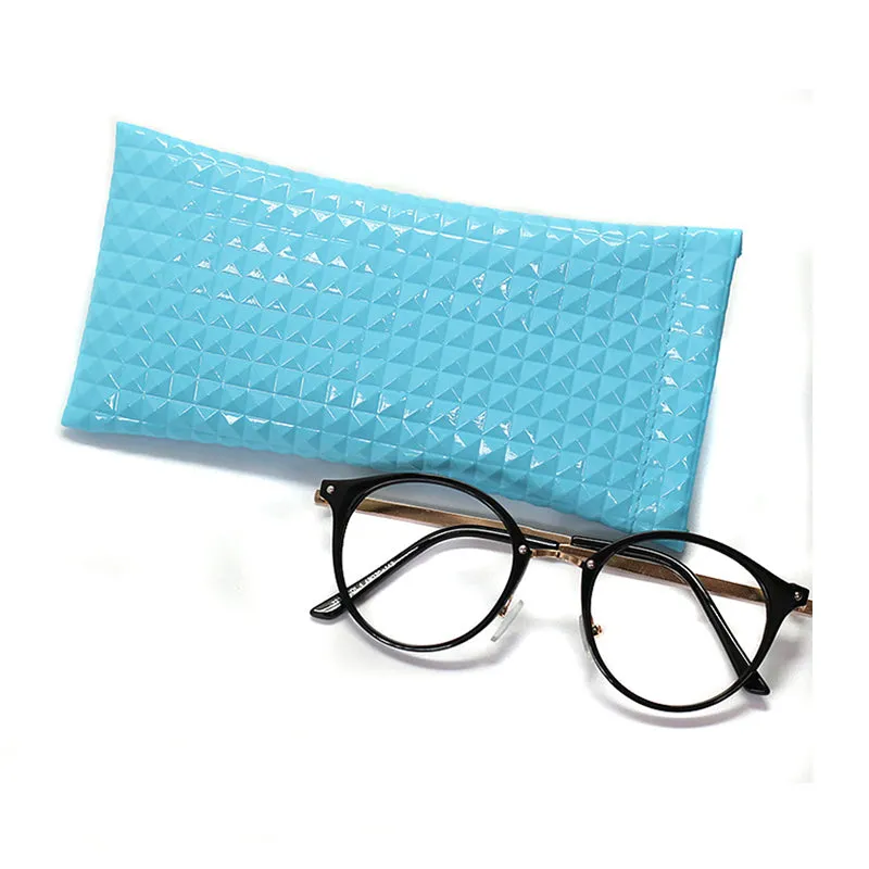 Classic sunglasses Pouch PU leather Elastic Opening Portable Waterproof Storage Bag