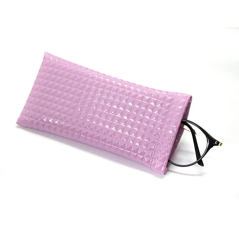 Classic sunglasses Pouch PU leather Elastic Opening Portable Waterproof Storage Bag