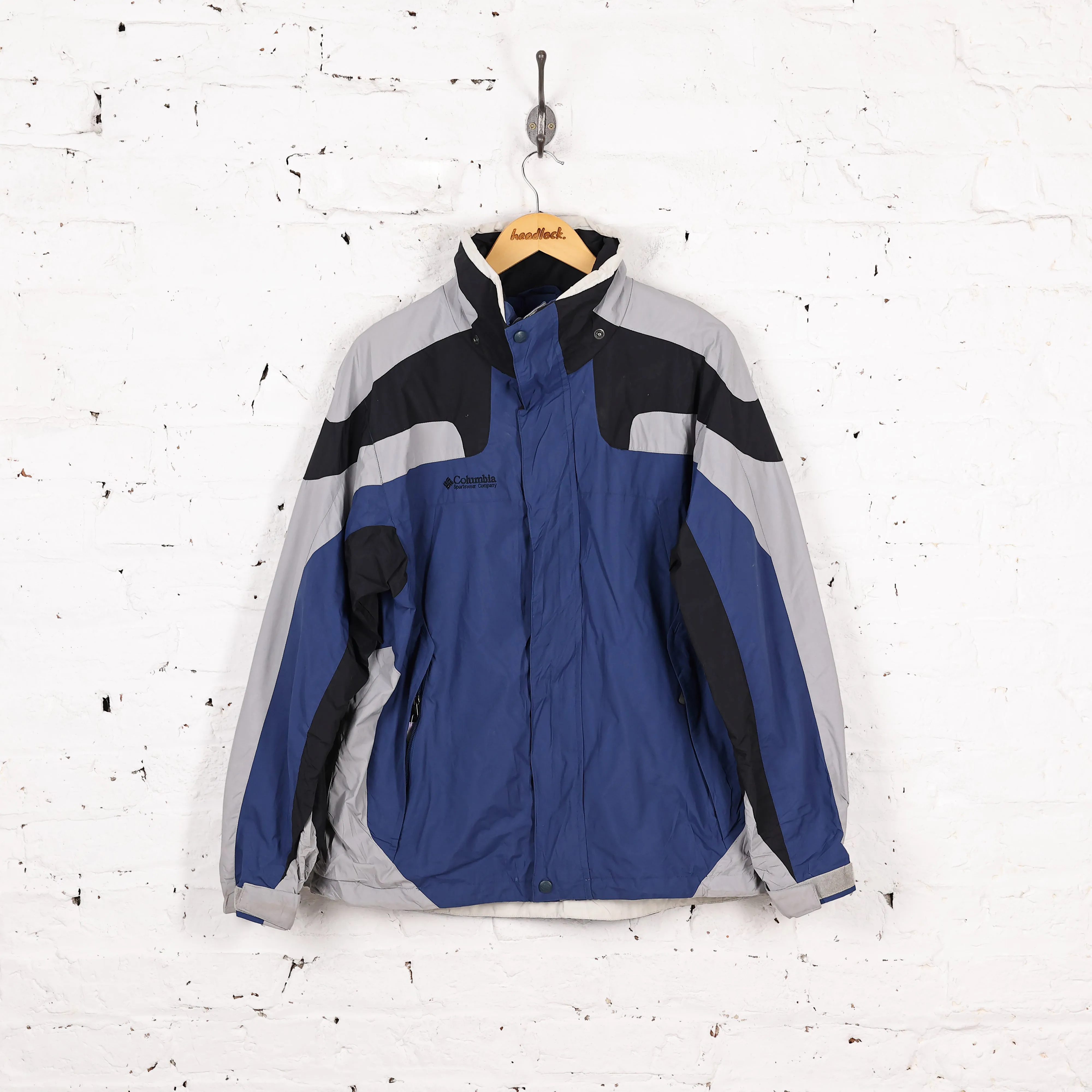 Columbia Interchange Rain Jacket - Blue - M