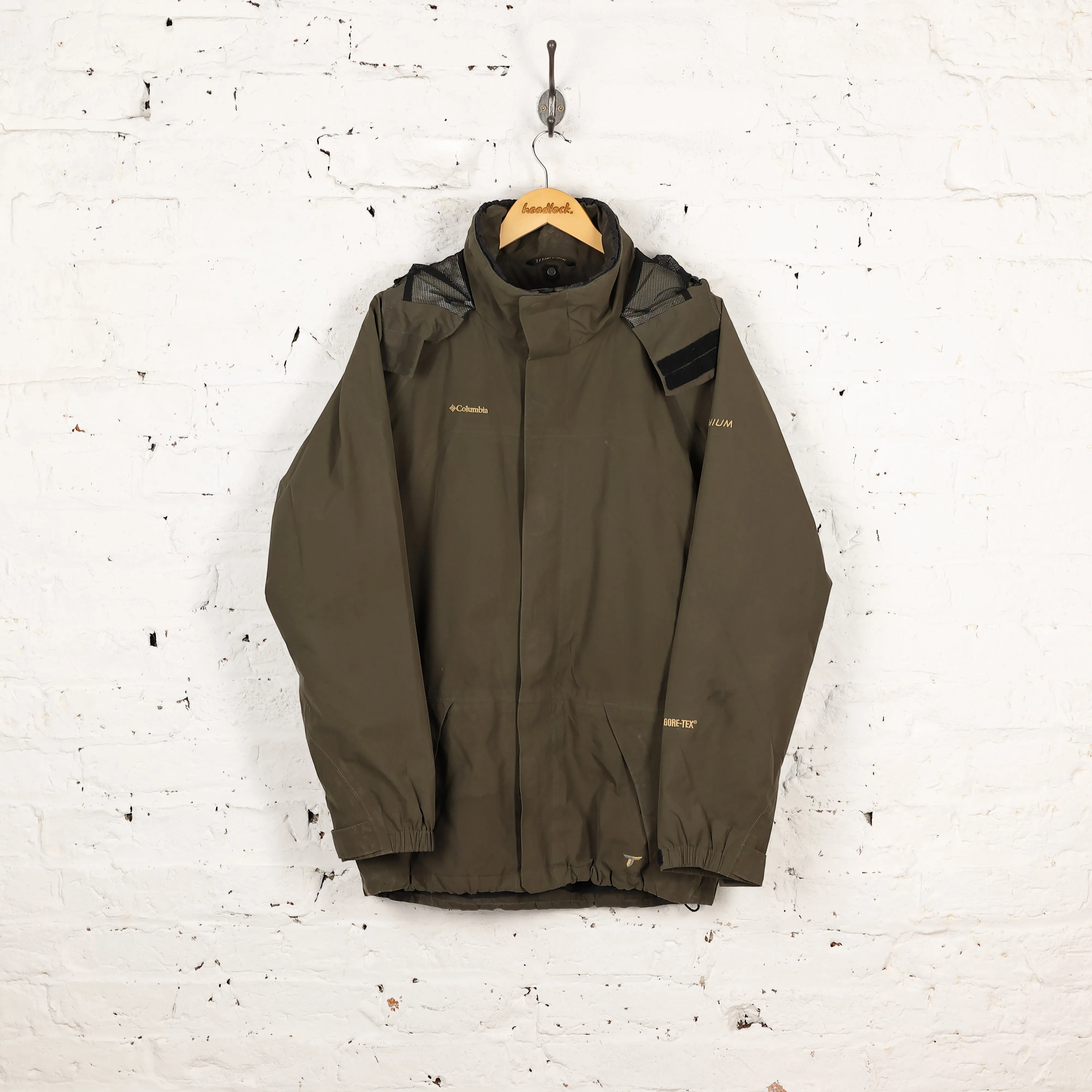 Columbia Titanium Gore Tex Rain Jacket - Green - L