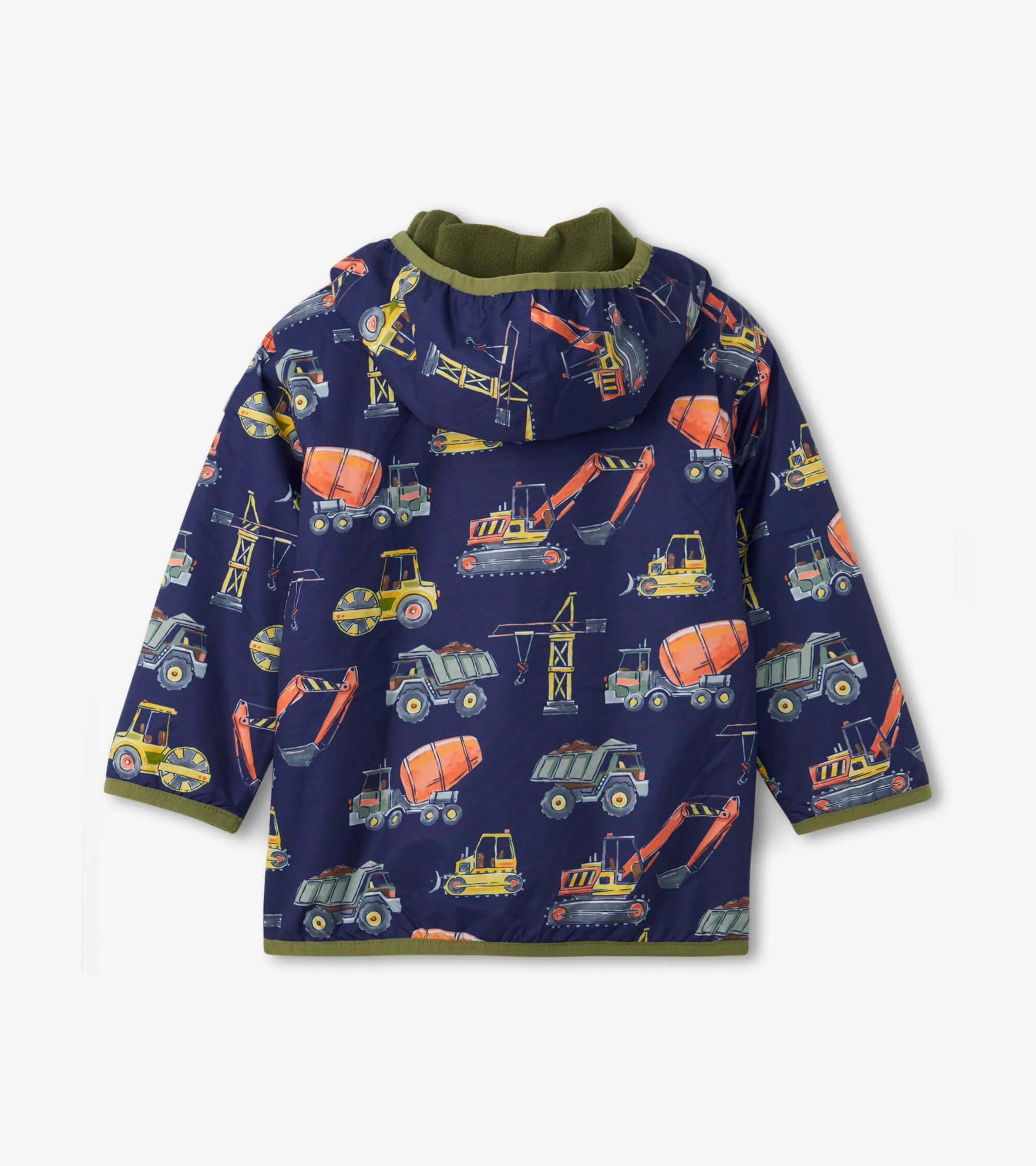 Construction Trucks Microfiber Jacket