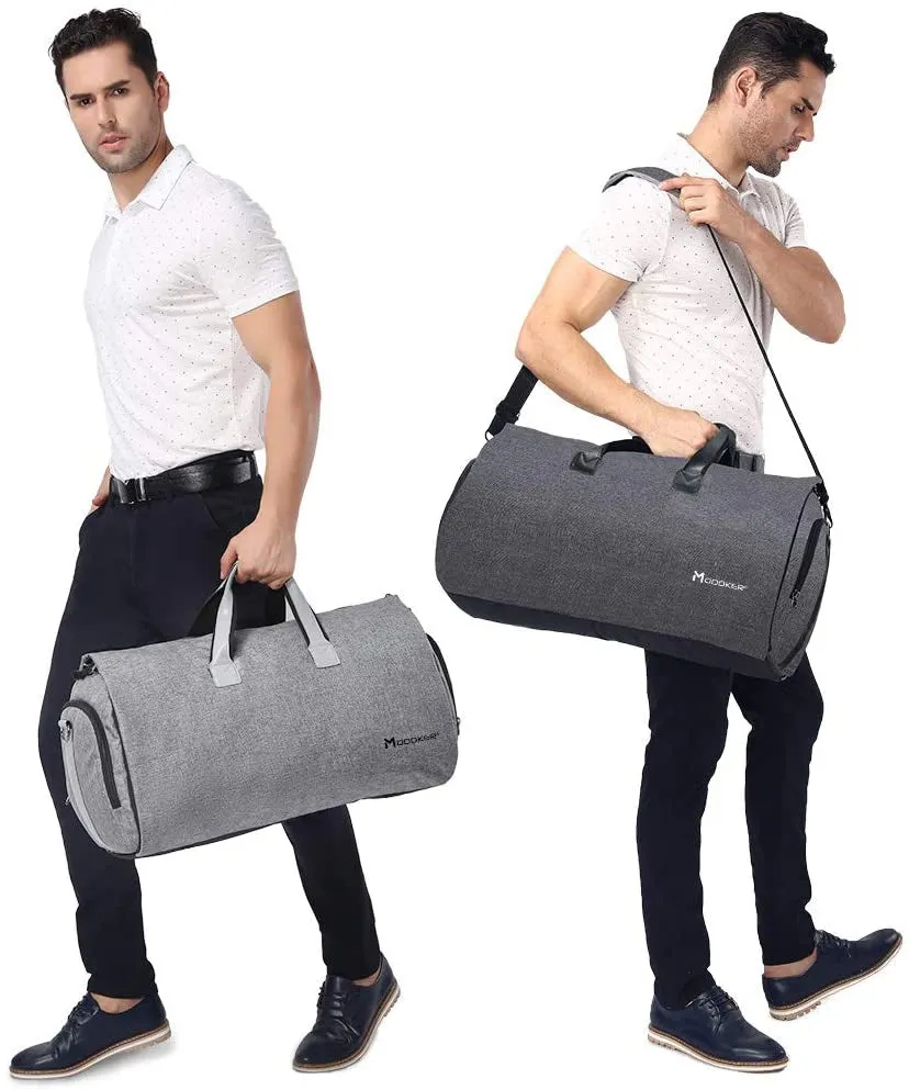Convertible Garment Bag for Men Women with Shoulder Strap