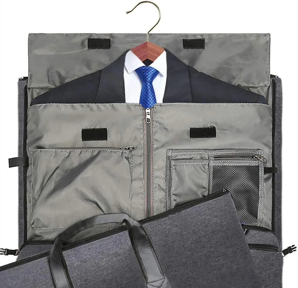 Convertible Garment Bag for Men Women with Shoulder Strap