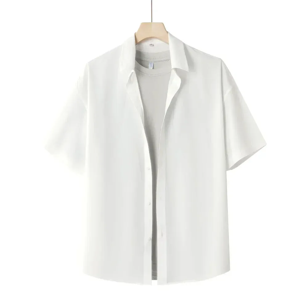CoolEase Herren Sommer Kurzarmhemd