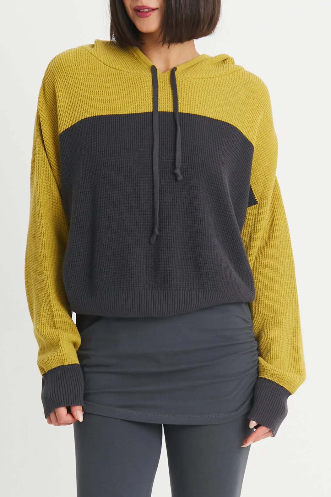 Cotton Waffle Hoodie