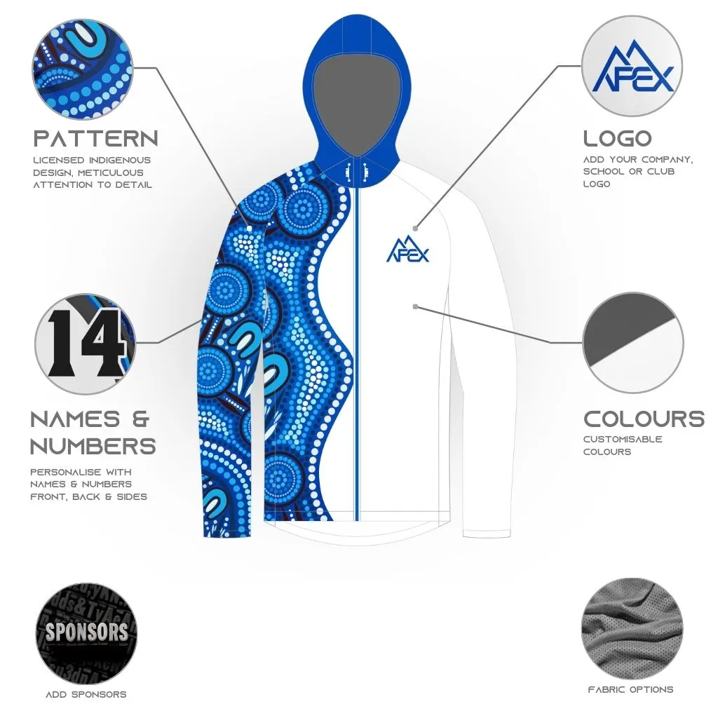 Custom Rain Jacket - Indigenous 010