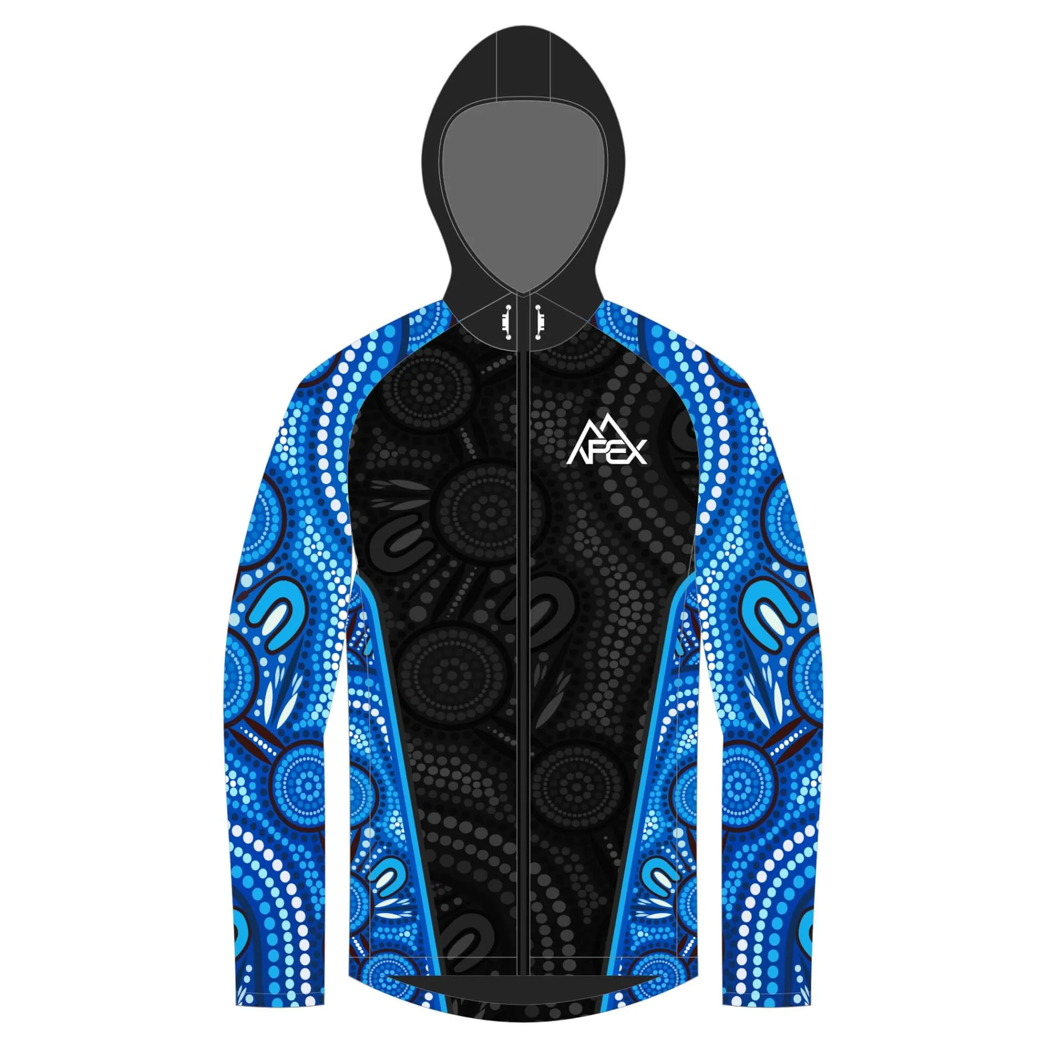 Custom Rain Jacket - Indigenous 012