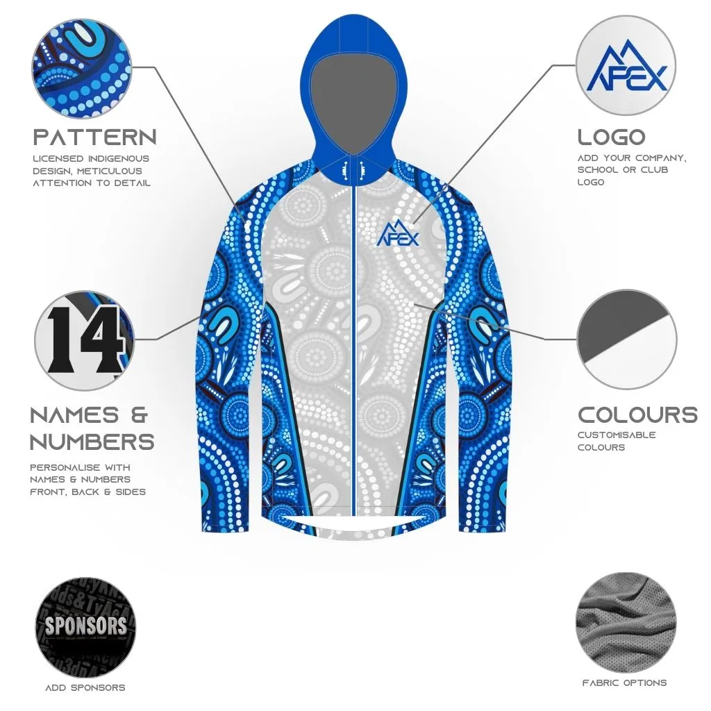 Custom Rain Jacket - Indigenous 012