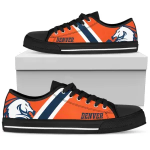 Denver Broncos Women Shoes Casual Canvas Sneakers
