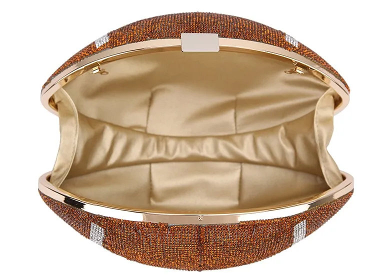 Diamond Football Clutch