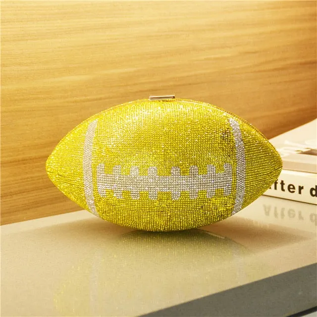 Diamond Football Clutch