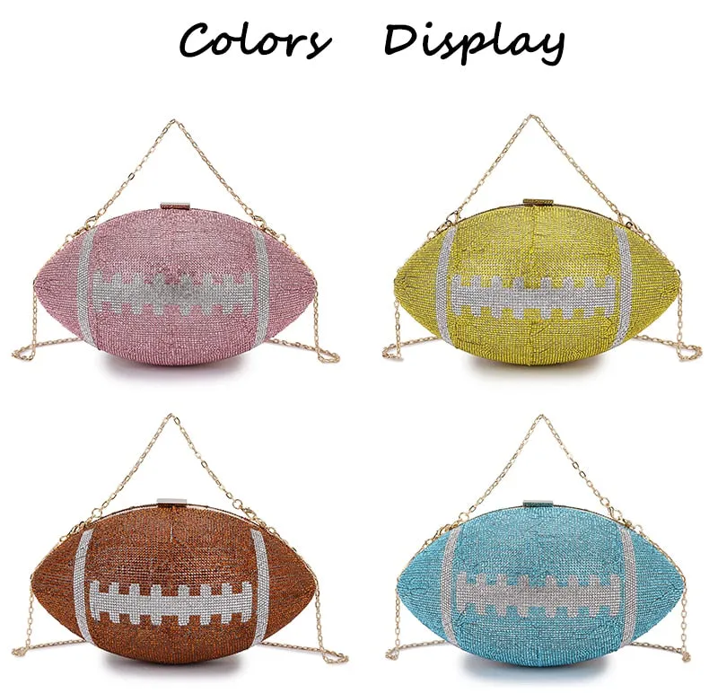 Diamond Football Clutch