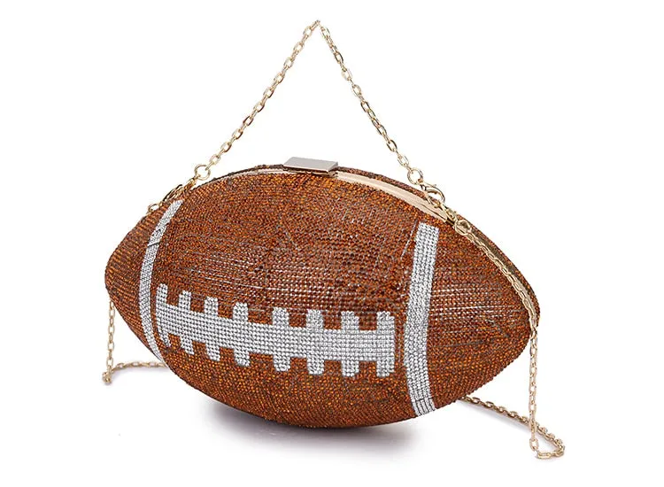 Diamond Football Clutch